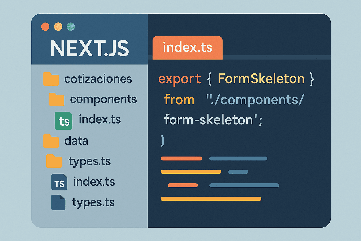 Mejora la Estructura de tu Proyecto en Next.js con Barrel Files (index.ts)
